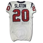 Steve Slaton 2009 Houston Texans Game Used Jersey - 145 Total Yards & TD (Photomatch, Texans COA)
