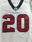 Steve Slaton 2009 Houston Texans Game Used Jersey - 145 Total Yards & TD (Photomatch, Texans COA)