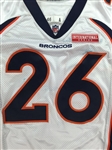 Lawrence Maroney 2010 Denver Broncos Game Used Jersey - International Series Patch (NFL Auctions COA)