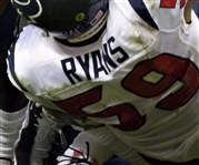 Demeco Ryans 2009 Houston Texans Game Used & Signed Jersey - Customized (NFL Auctions COA)