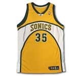 Kevin Durant 2007-08 Seattle Supersonics Game Used Jersey - Rookie of the Year Season