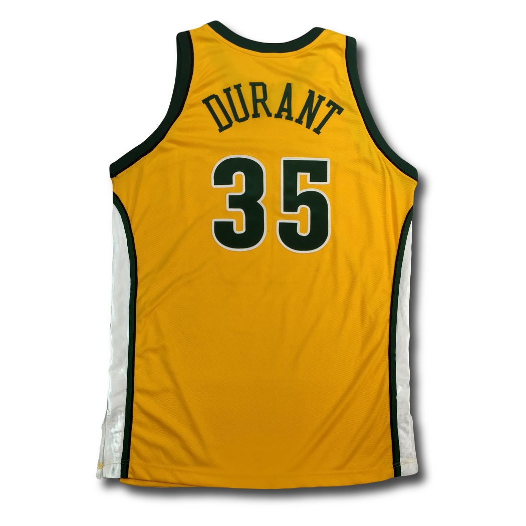 Lot Detail - 2007-08 Kevin Durant Game Worn Seattle Supersonics Jersey from  Rookie Season (Grey Flannel)
