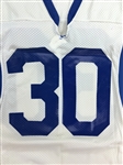 Gaston Greene 1988 Los Angeles Rams Game Used Road Jersey - Rookie Season & Repairs