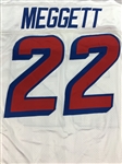 Dave Meggett 1997 New England Patriots Game Used Jersey - Solid Use, Repairs (Team Stamp)