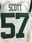 Bart Scott 2012 New York Jets Game Used Road Jersey - Multiple Game Use & Repairs