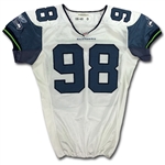 Grant Wistrom 2006 Seattle Seahawks Game Used Jersey - Team Repairs & Modifications