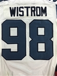 Grant Wistrom 2006 Seattle Seahawks Game Used Jersey - Team Repairs & Modifications