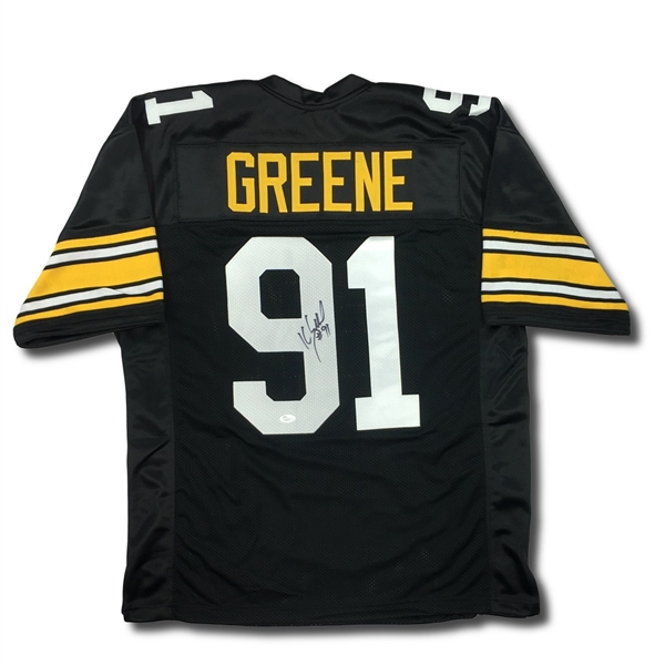 Kevin Greene Pittsburgh Steelers Autographed Jersey - "#91" Inscription (JSA COA)