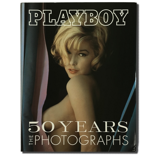 Hugh Hefner Autographed Hardcover Book "Playboy, 50 Years The Photographs" (JSA COA)
