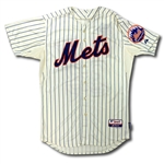 Matt Harvey Autographed New York Mets Pinstripe Licensed Authentic Majestic Jersey (MLB Holo)