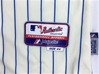 Matt Harvey Autographed New York Mets Pinstripe Licensed Authentic Majestic Jersey (MLB Holo)