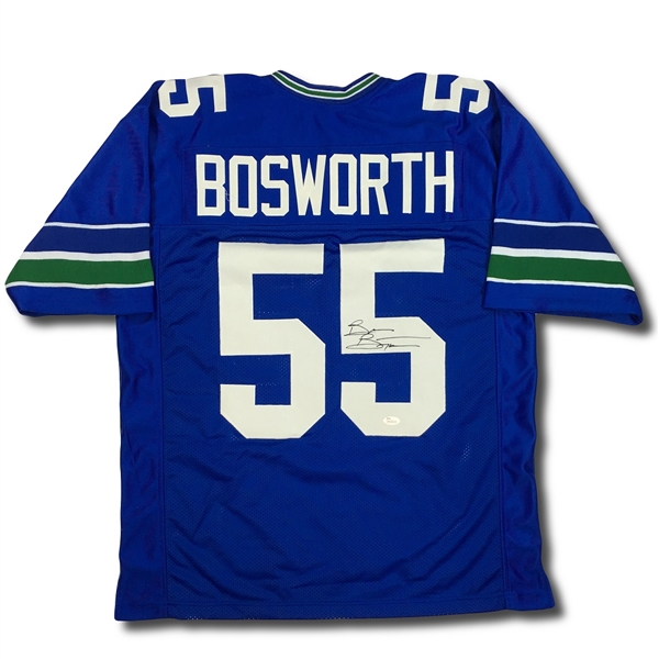 Brian Bosworth Autographed Seattle Seahawks Jersey (JSA COA)