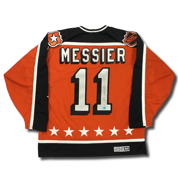 Mark Messier Autographed NHL All Star Game Campbell Conference Retro CCM Jersey (PSA COA)