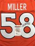 Von Miller Autographed Denver Broncos Jersey (JSA COA)