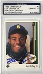 1989 Upper Deck Ken Griffey Jr Signed Rookie Card - PSA Gem Mint 10 Autograph Grade