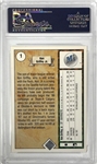 1989 Upper Deck Ken Griffey Jr Signed Rookie Card - PSA Gem Mint 10 Autograph Grade