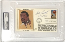Bill Russell Autographed First Day Cover LE 300 - PSA Gem Mint 10 Auto