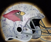 2000-01 Arizona Cardinals Team Signed 22x34 Poster - Pat Tillman & 44 Teammates (JSA LOA)