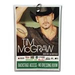 Tim McGraw Autographed Guitar w/Concert Backstage Access Pass (JSA LOA)