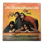 The Monkees Autographed Greatest Hits Album - Davy Jones, Micky Dolenz & Peter Tork (JSA COA)