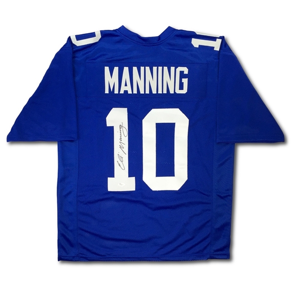 Eli Manning Autographed New York Giants Home/Blue Jersey (JSA COA)
