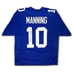 Eli Manning Autographed New York Giants Home/Blue Jersey (JSA COA)
