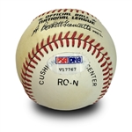 Willie Mays Autographed Official National League - Bartlett Giamatti - Baseball (PSA COA)