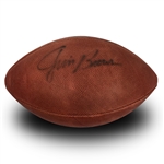 Jim Brown Autographed Official Wilson NFL Football (PSA COA)