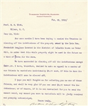 Booker T. Washington Signed 1910 Tuskegee Institute Typed Letter (JSA LOA)