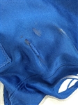 Robert Porcher 1998 Detroit Lions Game Used Jersey - Several Huge Repairs