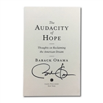 President Barack Obama Signed "Audacity of Hope" Title Page - 1st Print! Rare Full Signature (JSA LOA)