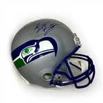 Brian Bosworth Autographed Seattle Seahawks Full Size Replica Helmet (JSA COA)