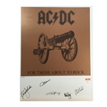 AC/DC Autographed Litho Print Limited Edition of 50 (JSA LOA)