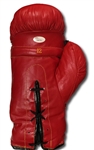 Muhammad Ali Autographed Boxing Glove - AKA Cassius Clay Inscription (JSA LOA)