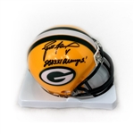 Brett Favre Autographed Green Bay Packers Mini Helmet - SB XXXI Champs! Inscription