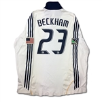 David Beckham 2009 Los Angeles Galaxy Game Used Jersey - Fine Example (100% Auth & Grey Flannel)