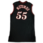 Dikembe Mutombo 2001-02 Philadelphia 76ers Game Used & Signed Jersey - 9/11 Ribbon (JSA, GF, IA LOA)