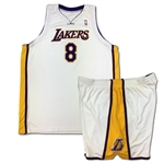 Kobe Bryant 2005-06 Los Angeles Lakers Game Used #8 Jersey & Shorts - Sunday Alternate (DC Sports LOA)