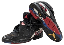 Michael Jordan 1993 Chicago Bulls Game Used & Signed Nike Air Jordan VIII Sneakers (Upper Deck LOA)