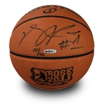 Derrick Rose Signed "ROSE 2011 MVP" Basketball LE 50/101 (Upper Deck COA) 