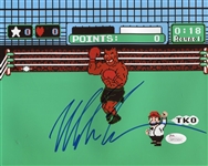 Mike Tyson Signed 8x10" Photograph - Mike Tyson Punch Out (JSA Witness COA)
