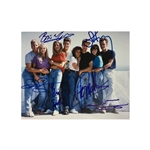 Beverly Hills 90210 Cast Signed 8x10" Photograph - Spelling, Priestly - 6 Signatures (JSA)