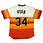 Nolan Ryan Circa 1984 Houston Astros Game Used Home Jersey - Solid Use (GF LOA)