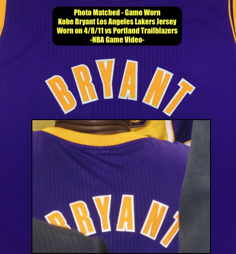 2011-12 Los Angeles Lakers - Kobe Bryant Game-Worn Home Jersey (Covell LOA)
