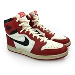 Michael Jordan Circa 1985-86 Game Used Nike Air Jordan I Sneakers - Inconclusive Signature (Lampson LOA)