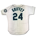 Ken Griffey 1998 Seattle Mariners Home Jersey (Grey Flannel/MEARS)
