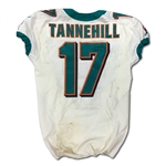 Ryan Tannehill 12/23/2012 Miami Dolphins Game Used Rookie Jersey - Unwashed - 2 TDs (NFL & Dolphins COA)