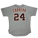 Miguel Cabrera 8/1/2012 Detroit Tigers Game Used HR Jersey Signed "TRIPLE CROWN MVP SEASON" (MLB/Photo Matched)