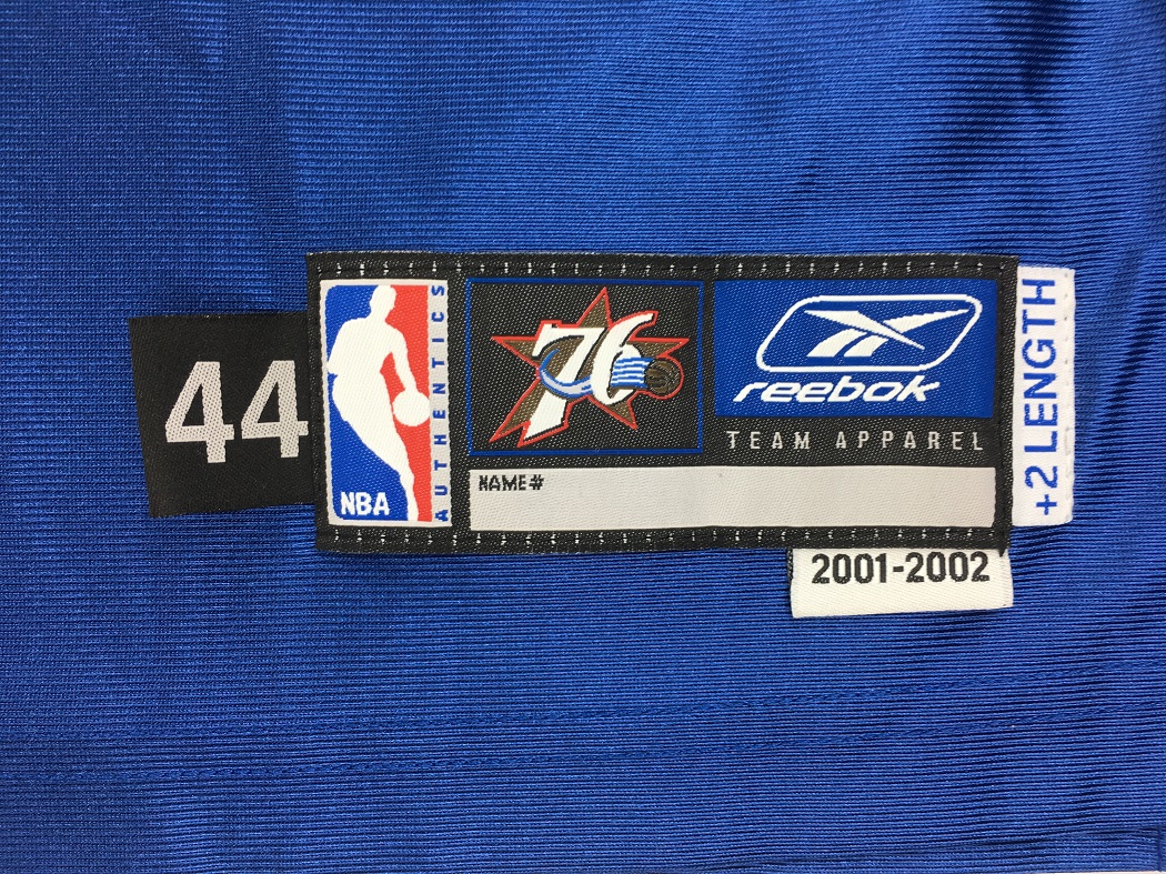 Lot Detail - Allen Iverson 2001-02 Philadelphia 76ers Game Used Alternate  Jersey
