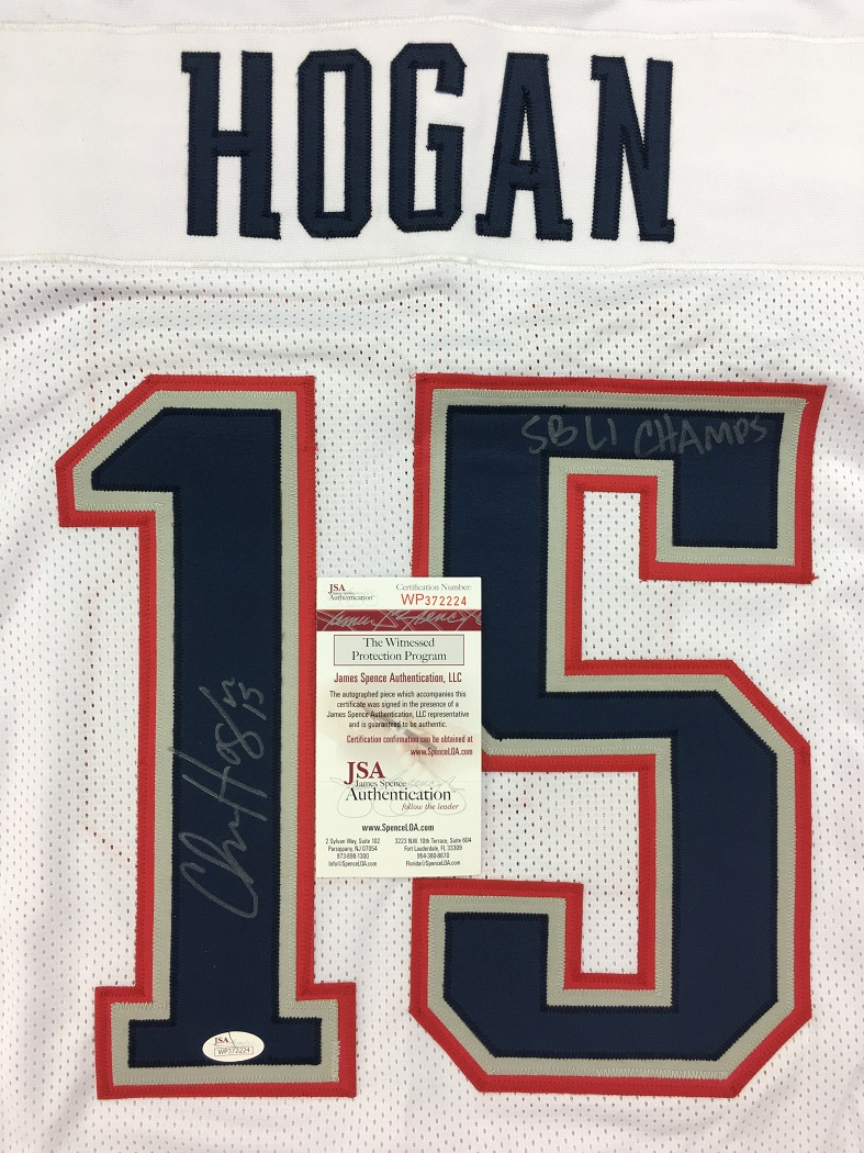 Lot Detail - (2) Chris Hogan Signed New England Patriots Jersey ...